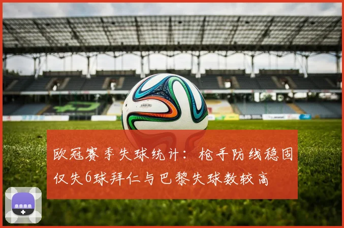 欧冠赛季失球统计：枪手防线稳固仅失6球拜仁与巴黎失球数较高